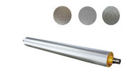 Anti-Fraying Tungsten Carbide Corrugated Anilox Roller Untuk Mesin Kulit