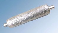 Alloy Steel Knurling Roller Untuk Permukaan Embossing Plastik, Kulit
