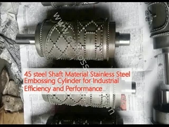 45 baja Shaft Material Stainless Steel Embossing Cylinder untuk Efisiensi Industri dan Kinerja