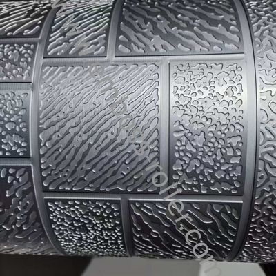Produksi dengan roller karet embossing yang diobati panas dan jenis pola embossed