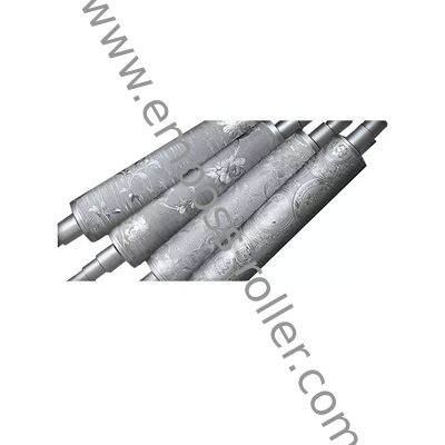 Manual Laser mengukir embossing roller untuk Kulit 600-1600mm