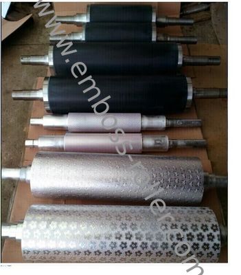 Manual Embossing Roller 600-1600mm Laser mengukir HV1100/HRC62